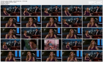 Jessica Chastain - Jimmy Kimmel Live - 1-13-15