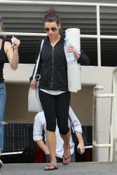 Lea Michele - Lea Michele - leaving a yoga class in Hollywood, February 2, 2015 - 43xHQ I5XUAmV5