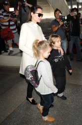 Angelina Jolie - LAX Airport - February 11, 2015 (185xHQ) M48aFECE