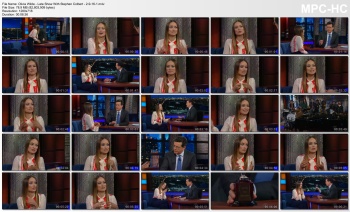 Olivia Wilde - Late Show With Stephen Colbert - 2-9-16