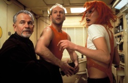 Ian Holm, Chris Tucker, Milla Jovovich, Gary Oldman, Bruce Willis - Промо стиль и постеры к фильму "The Fifth Element (Пятый элемент)", 1997 (59хHQ) S6Ry3UrU