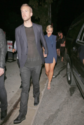 Calvin Harris and Rita Ora - leaving 1 OAK nightclub in Los Angeles - January 25, 2014 - 25xHQ VUmzLitB