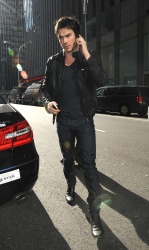 Ian Somerhalder - Arriving at Live with Kelly and Michael in NYC (March 13, 2013) - 18xHQ YyU15l6w