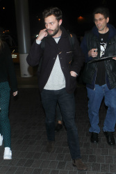 Jamie Dornan - Spotted at at LAX Airport with his wife, Amelia Warner - January 13, 2015 - 69xHQ JApj4aUw