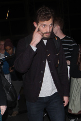Jamie Dornan - Spotted at at LAX Airport with his wife, Amelia Warner - January 13, 2015 - 69xHQ JBWzoXyu