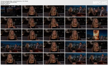Elizabeth Olsen - Jimmy Kimmel Live - 3-21-16