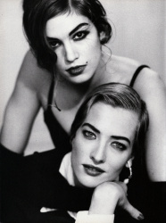 Cindy Crawford - Cindy Crawford & Tatjana Patitz - Vogue Italia 1991 - 8xHQ O5cYJ2u2
