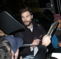 Jamie Dornan - Spotted at at LAX Airport with his wife, Amelia Warner - January 13, 2015 - 69xHQ TEky4IcV