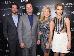 Jennifer Lawrence и Bradley Cooper - Attends a screening of 'Serena' hosted by Magnolia Pictures and The Cinema Society with Dior Beauty, Нью-Йорк, 21 марта 2015 (449xHQ) TWo02BU6