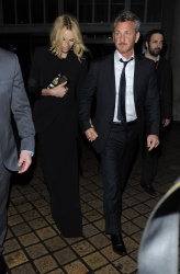 Charlize Theron and Sean Penn - seen leaving Royal Festival Hall. London - February 16, 2015 (153xHQ) WVbeomfH